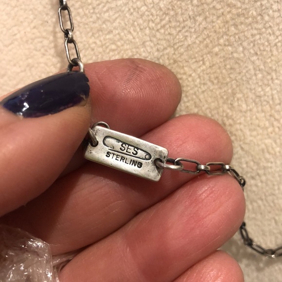 “Great To Be A Mom” Sterling Silver VINTAGE Charm Necklace - Picture 7 of 7